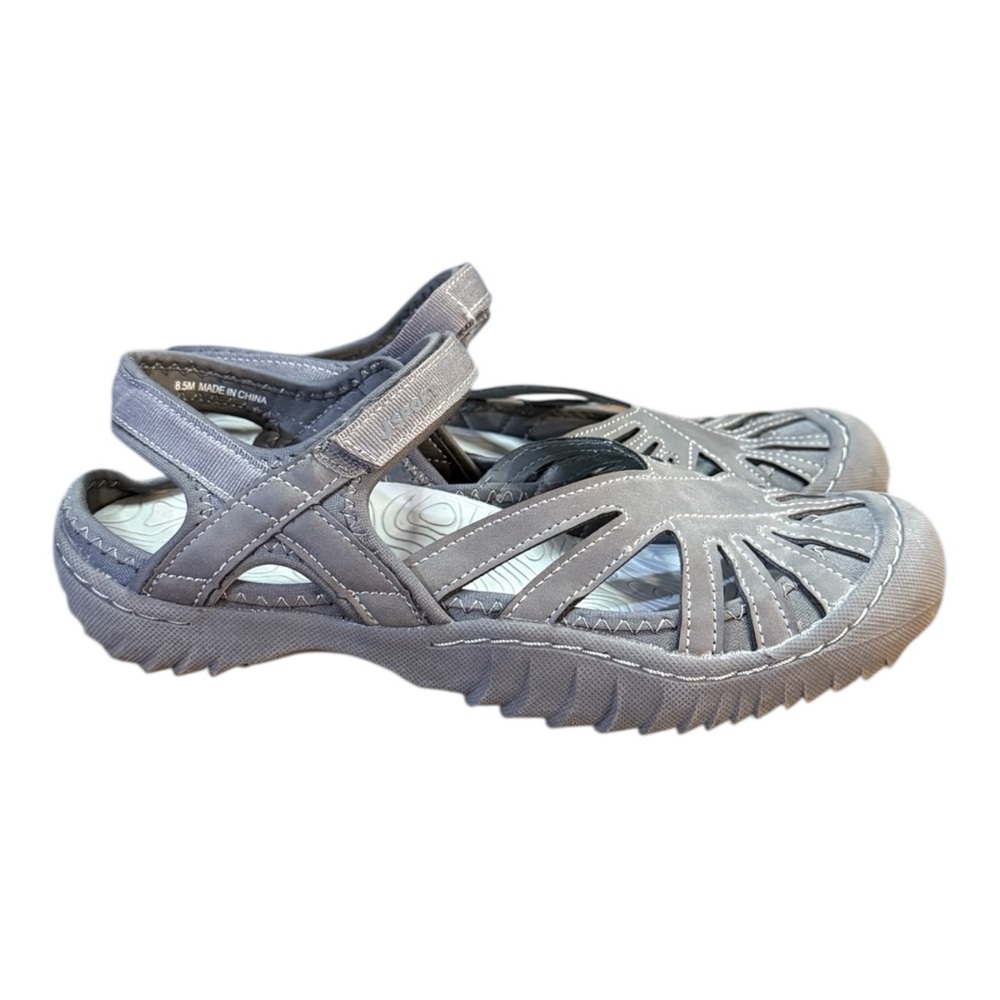 JSport by Jambu Poppy Sandals Women’s Size 8.5 Gray